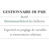 T-shirt Gestionnaire de Paie – Définition | Cadeau