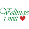 Vellinge dans mon cœur – calligraphie verte