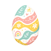 Pastel Easter Egg Pattern
