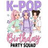 K Pop Birthday Party Squad