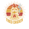 Retro Chicken Fried Chicken Sunset