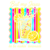 Jesus macht Limonade – Bunter Retro-Print