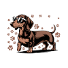 Funny Dog Breed Dachshund