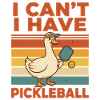Joueur drôle de pickleball pickleball