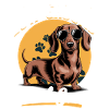 Funny Dog Breed Dachshund