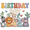 Animals Zoo Party Jungle Zoo Birthday Boy