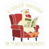 Funny Goose Reading Newspaper Sofa