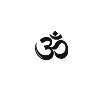Om Minimalist Silhouette