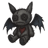 Quilted Monster with Wings