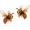 Pixel Hornet Bee