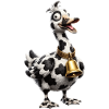Funny Mixed Goose Cow Pattern