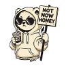 Panda Hoodie Not Now Honey