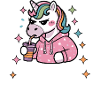 Grim Unicorn Hoodie Hader Folk Hader Folk Hader Folk