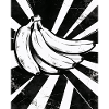 Black and White Bananas Collage