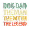 Dog Dad Legend Gradient Tee