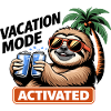 Activated Sloth Beach Party