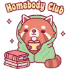 Cute Red Panda Homebody Club