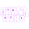 Purple Karlsruhe Throw-Up Graffiti