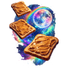 Space Peanut Butter Toasts