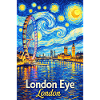 London Eye at Starry Night