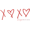 Gossip Girl XOXO With Hearts Handwriting