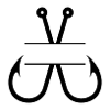Fish Hook Name Monogram