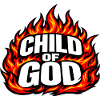 Child Of God Retro Streetwear Flames