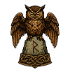 Eulenwächter am Runenstein