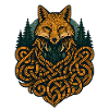 Fox in Knotted Artificial Forest