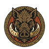 Viking Boar Emblem