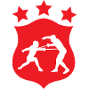 Fecht-Silhouetten-Duell und Kampfwappen