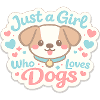 just a girl who loves dogs