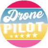 Drone Pilot Drohnenpilot Gradient Badge