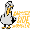 Crazy Seagull Sarcastic Side Character Funny