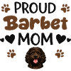 Proud French Water Dog Mother, Barbet