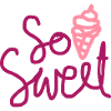 So Sweet Cute Summer Dessert Design