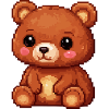 Teddy Bear Pixel Comic