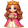 Pixel Princess Flower Queen