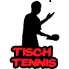 Table tennis retro lettering