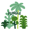 Jungle Tropical Nature Plants Summer Design