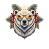 Polar Bear Tropical Sunglasses