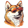 Sunglass Shiba Inu