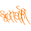 Graffiti Orange Hand Lettering Stuttgart