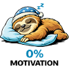 Sleepy Sloth at Zero Percent