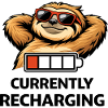 Sloth Chill Battery Tee