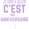 C’est mon anniversaire en violet