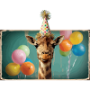 Giraffe Animals Zoo Party Jungle Zoo Birthday
