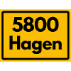 ANCIEN CODE POSTAL RETRO 5800 HAGEN