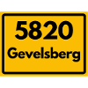 ANCIEN CODE POSTAL RETRO 5820 GEVELSBERG
