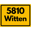 ANCIEN CODE POSTAL RETRO 5810 WITTEN